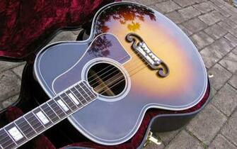 Gibson Acoustic Guitar Wallpaper HD For