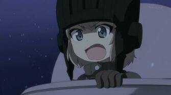 Photographie Girls Und Panzer Katyusha Pravda Commander Helmet Fang