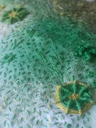Sarah Whittle Contemporary Embroidery Artist Background Stitching