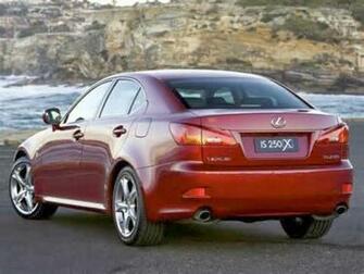 Lexus Is HD Wallpaper Black Color Four Doors
