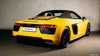 Audi R8 V10 Spyder Top Closed Rear Three Quarter