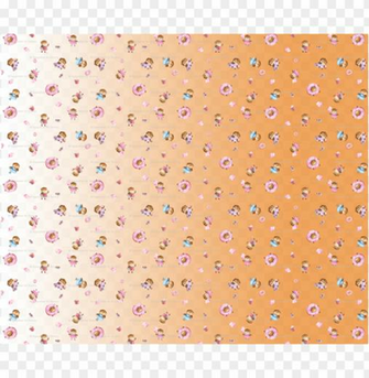 Apricot Orange Gradient Cute Owl With Sweets Fill A Lilac Png