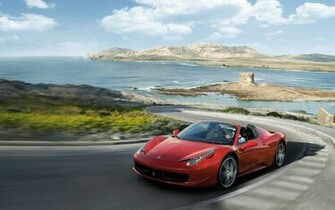 Ferrari Motion Spider Wallpaper