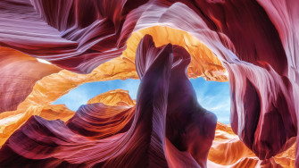 Wallpaper Antelope Canyon Arizona Usa 4k Nature