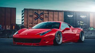 Ferrari Liberty Walk Wallpaper HD Car