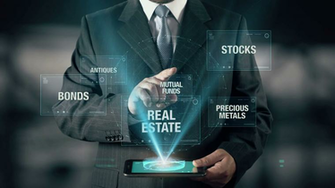 Businessman With Investment Concept Choose Mutual Funds Supply