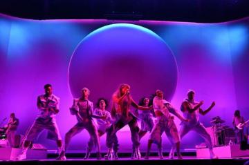 Ariana Grande Performs Onstage During The Sweetener World Tour