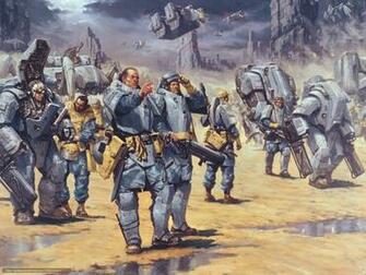 Wallpaper Starship Troopers Mobile Infantry War
