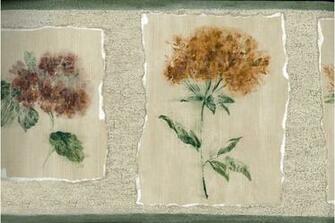 Home Framed Yellow Petal Flower Wallpaper Border