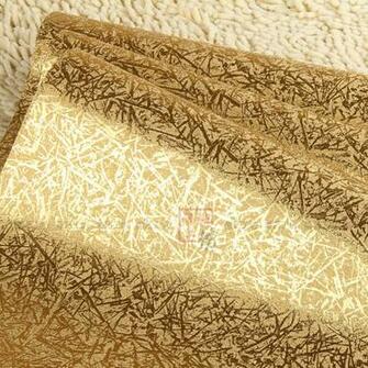 Paper Roll Gold And Silver Mosaic Of Modern Living Room Wallpaper
