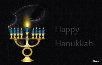 Happy Hanukkah Festival HD Wallpaper Greeting Cards