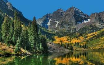 Canadian Mountains Wallpaper Stock Photos