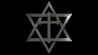 Star Of David With Cross Silver By Balisongman07