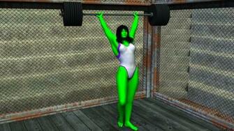 She Hulk Computer Wallpaper Desktop Background Id