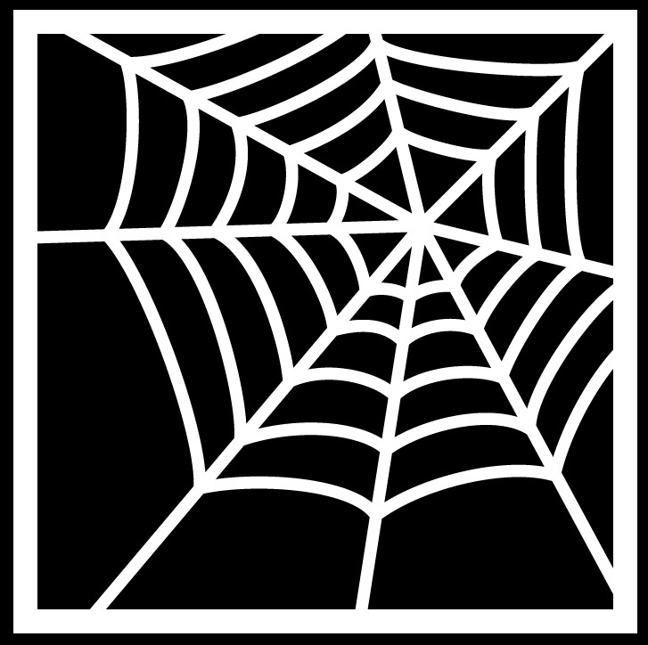 Spiderweb Background Card