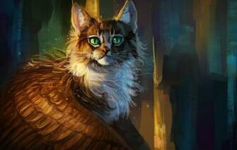 Wallpaper Fantasy Winged Cat By Alaxendra Image For Desktop