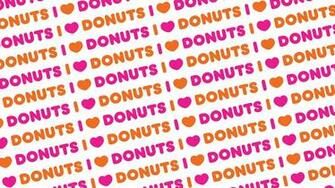 Dunkin Background For Your Virtual Coffee Break