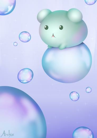 Floating Bubbles By Archix1