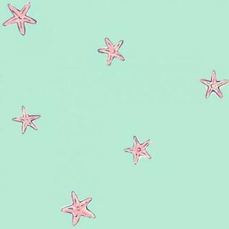 Candice Olsonteal Pink Starfish Spot Wallpaper The Frog And