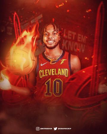 Darius Garland Artwork On