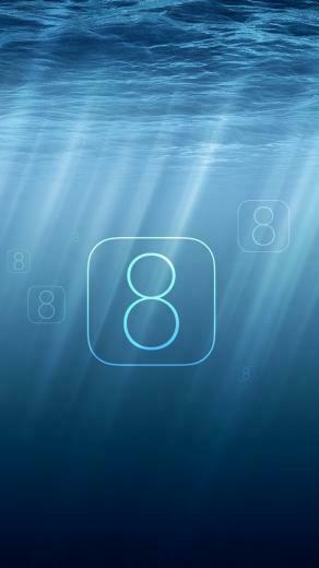 Ocean Sunlight Ios Text Logo iPhone Wallpaper HD And