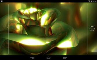 Golden Rose Live Wallpaper Screenshot