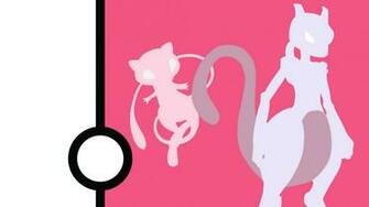 Mew And Mewtwo Wallpaper Minimalist
