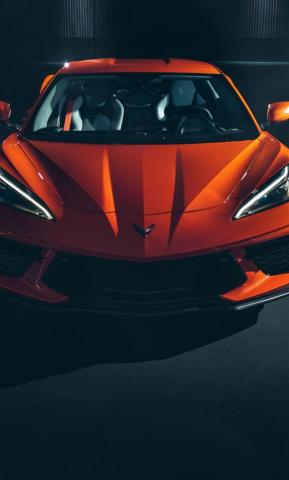 Wallpaper Chevrolet Corvette Stingray C8
