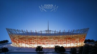 Warsaw Euro Football Stadium Wallpaper HD