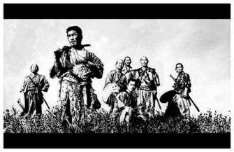 Traditional Samurai Art Wallpaper Seven Letterbox By