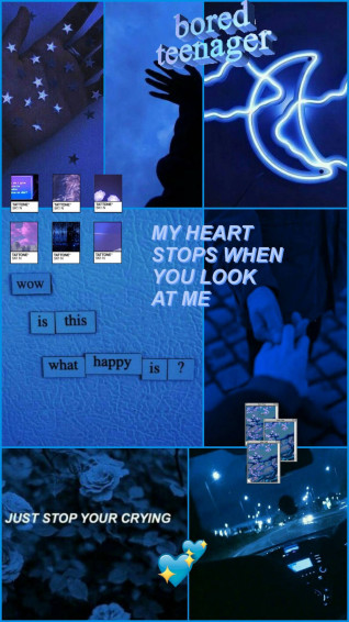 Pastel Blue Aesthetic iPhone Wallpaper