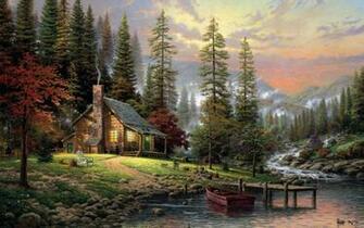 Nature Paintings Wallpaper
