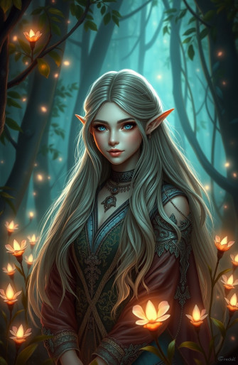Female Elf Wallpaper