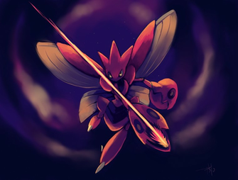 Scizor Used Night Slash By Purplekecleon