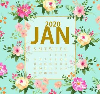 iPhone January Wallpaper Calendar