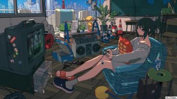 Gamer Girl HD Wallpaper Anime