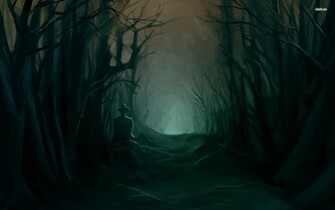Dark Forest Moon Wallpaper Ideas Walops