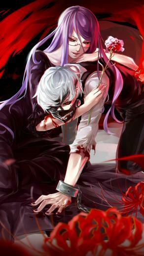 Tokyo Ghoul iPhone 3wallpaper Parallax Les Wallpaper Du