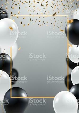 Abstract Ceremonial Silver Background With Black And White