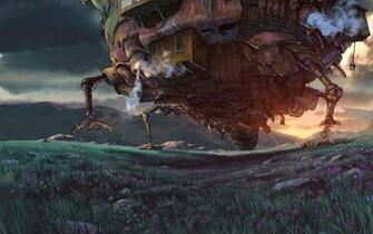 Studio Ghibli Wallpaper Anime Howls Moving
