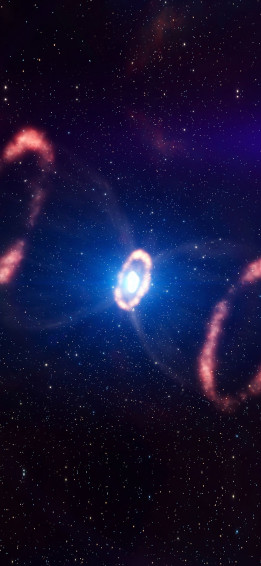 Blue Galaxy iPhone Wallpaper On