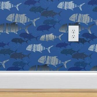 Just Jacks Trevally Ulua Spoonflower