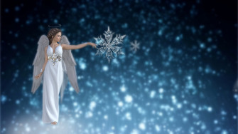 Angel Of Winter 4k Ultra Fond D Cran HD Wallpaper