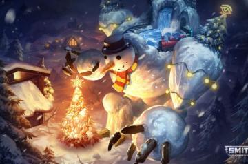 Smite Landscape Concept Art Christmas