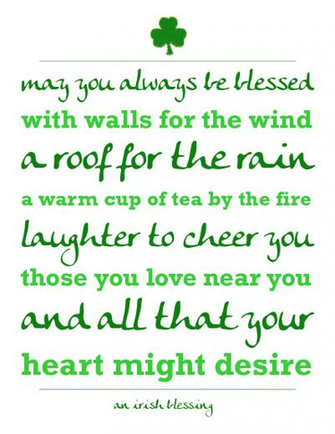 St Patrick S Day Printable An Irish Blessing Stpatricks