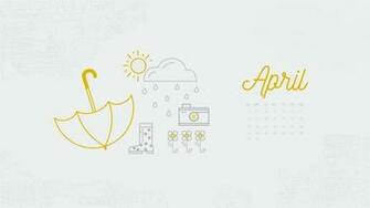 April Calendar Wallpaper