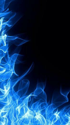 Blue Fire iPhone Wallpaper Beautiful Blues