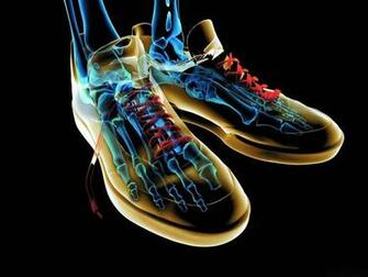 3d Neon Shoes Wallpaper HD Widescreen