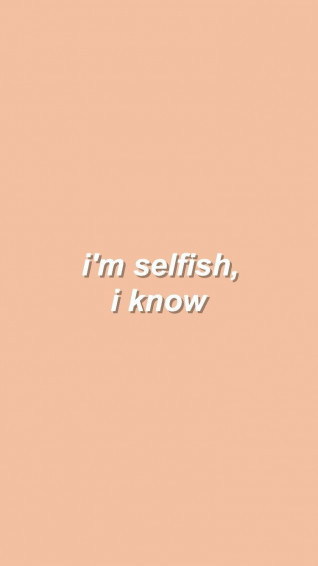 Savage Quote In Peach Wallpaper