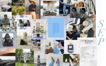 September Moodboard Desktop Wallpaper